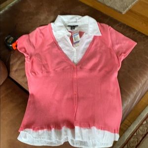 Shirt short sleeve 16 inches waist and 24 length